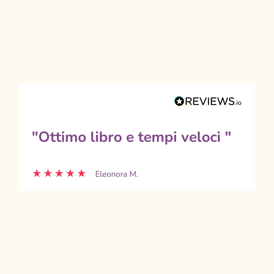Recensione: "Ottimo libro e tempi veloci"